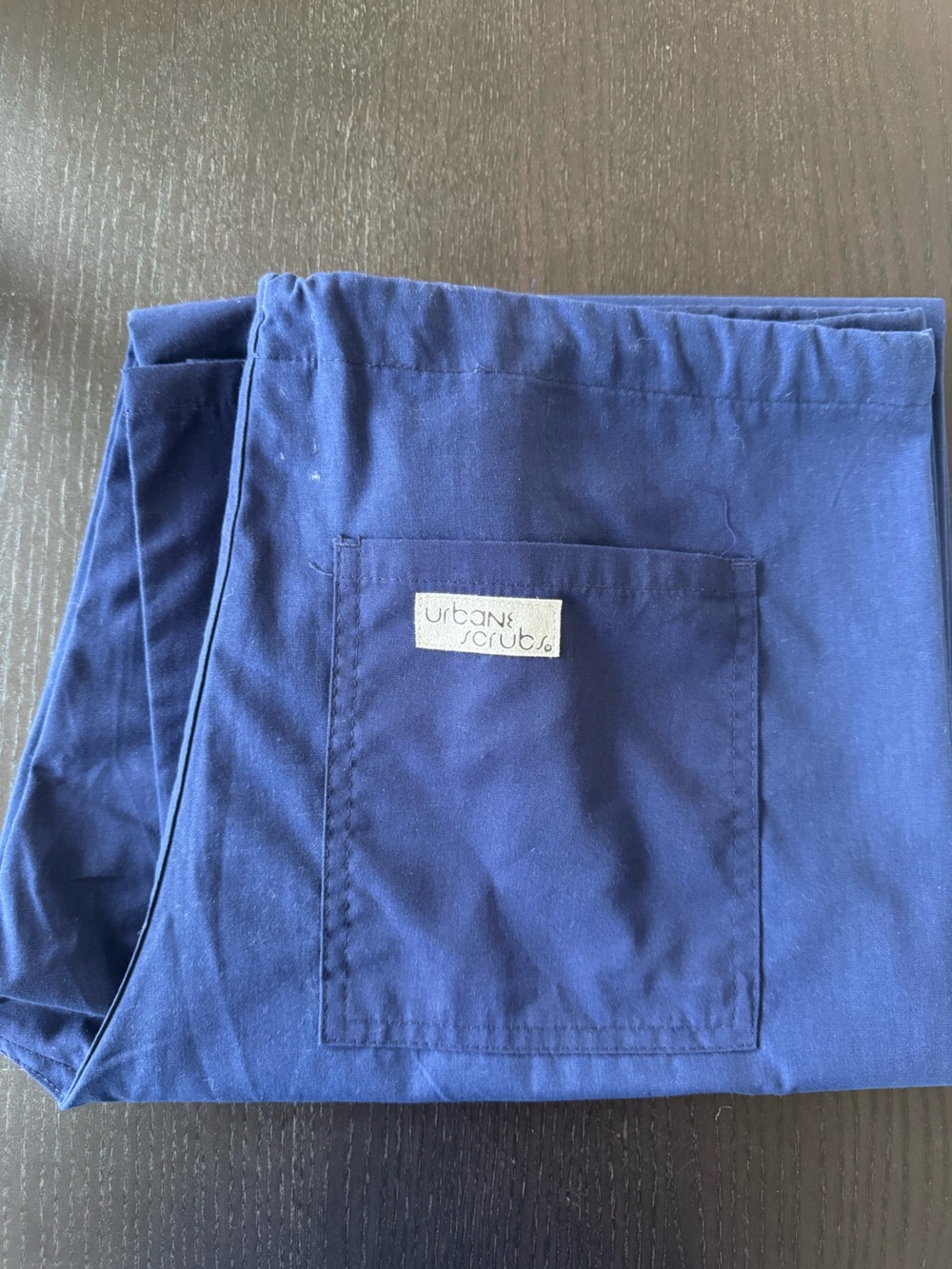 Urbane Navy Blue Straight Leg Scrub Pants- X-Small
